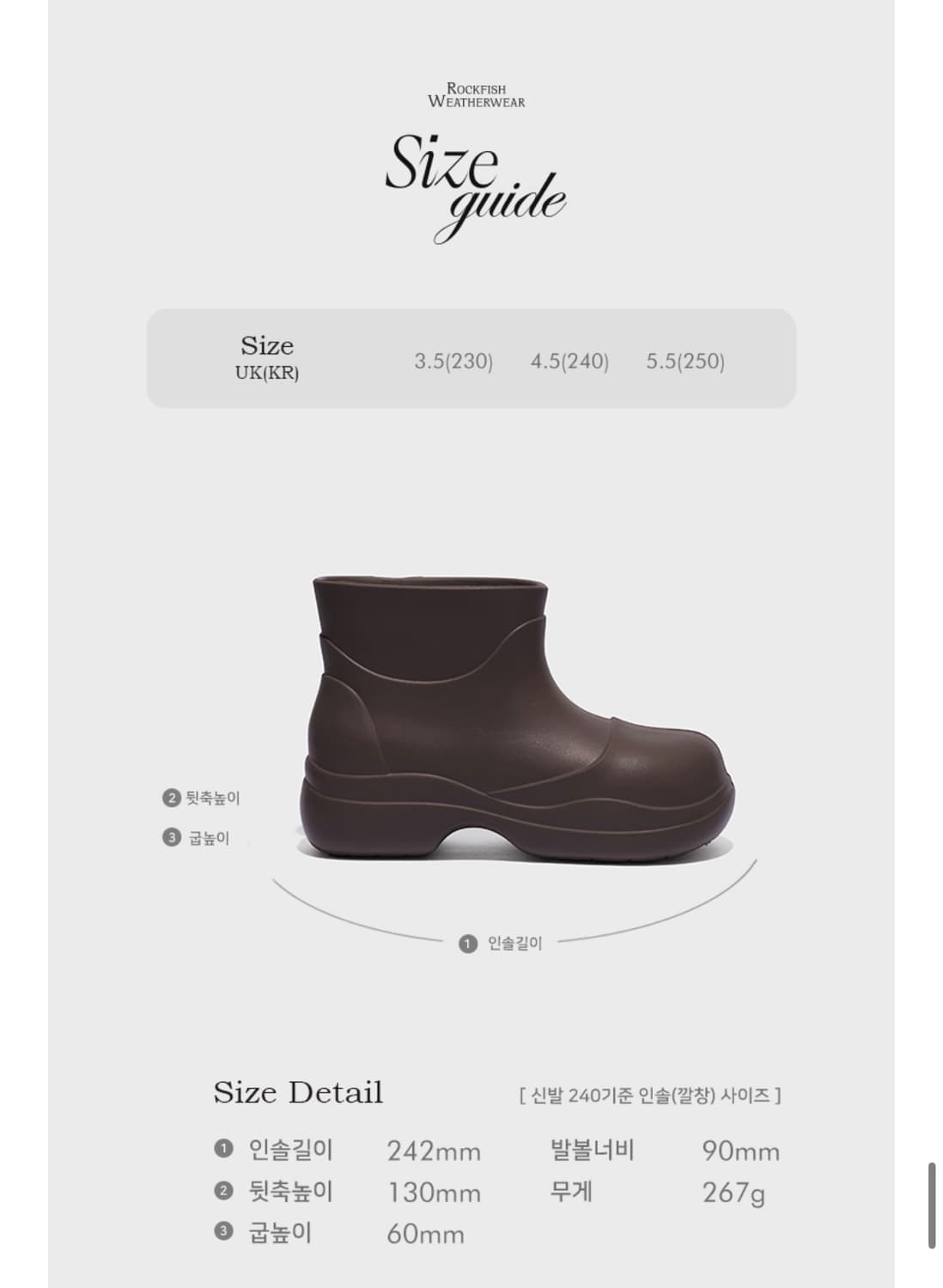 락피쉬웨더웨어 레인부츠 헤이든 부츠 Hayden boots(블랙) 상품이미지3