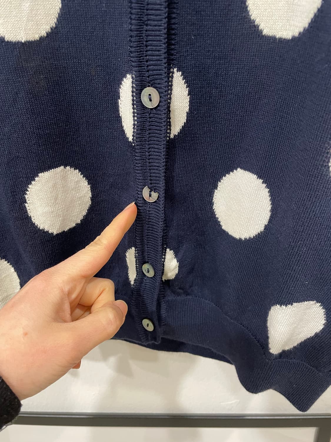 Andre Maurice dot cardigan 상품이미지8