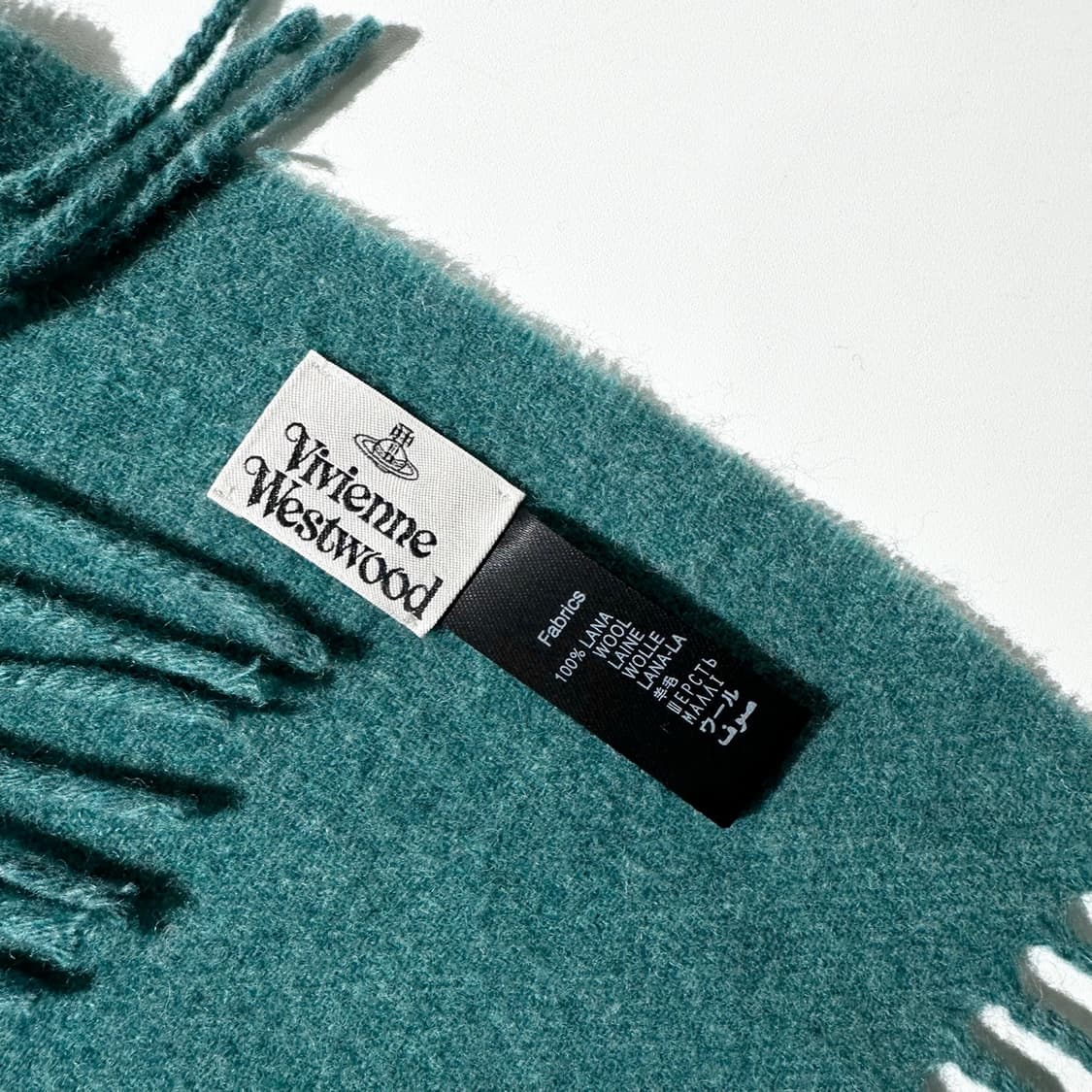 비비안 웨스트우드 ORB 로고 울 머플러 목도리 상품이미지5