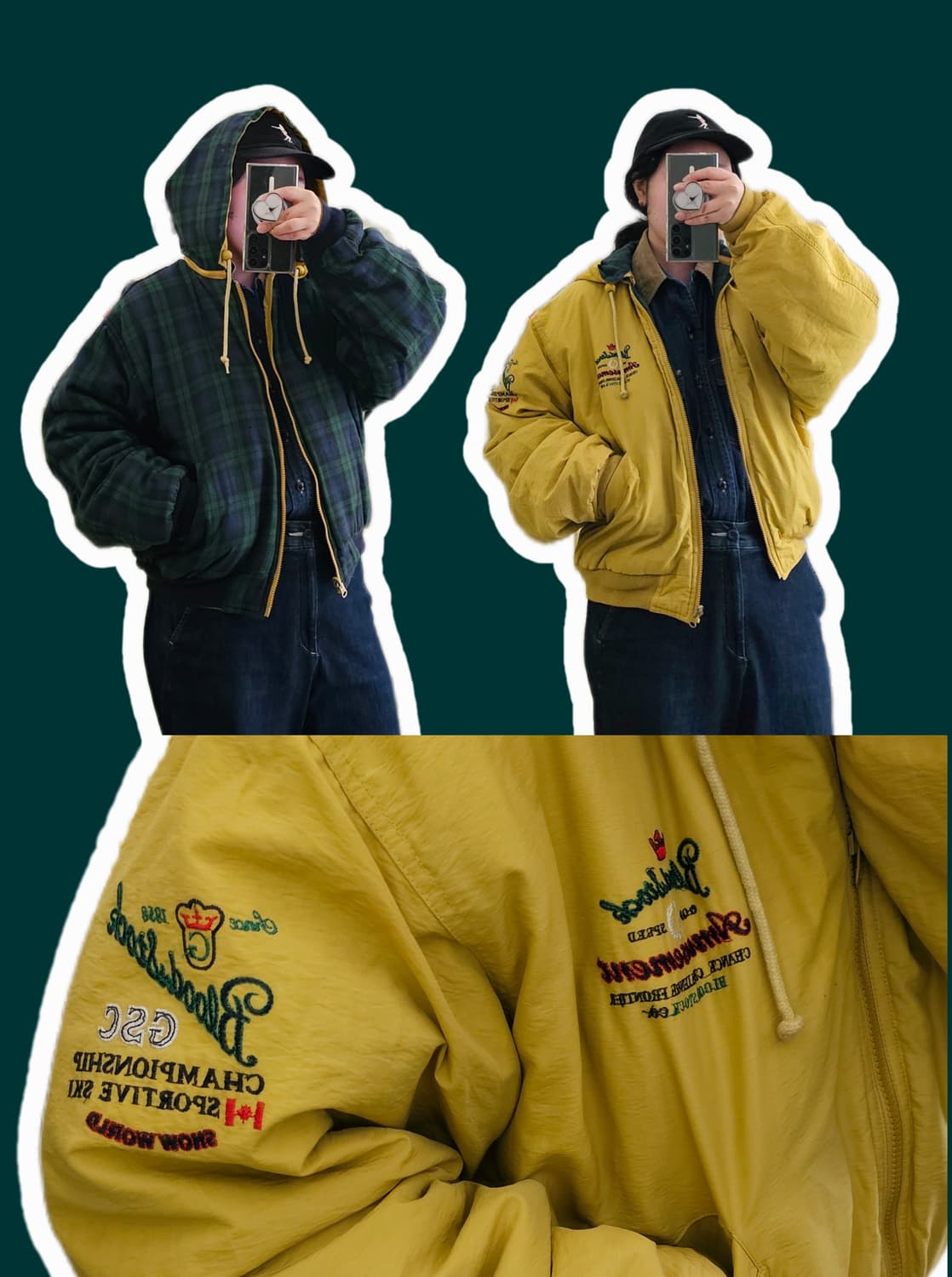 Blood stock 리버시블 반전 패딩 상품이미지2