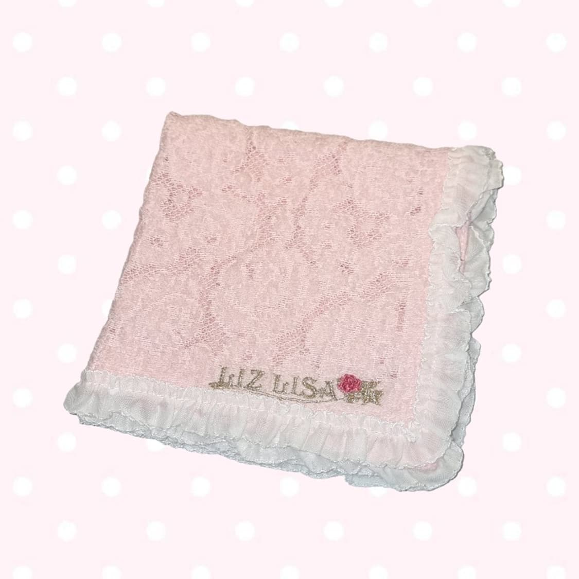 초희귀 리즈리사 히메갸루 장미 레이스 손수건 상품이미지1