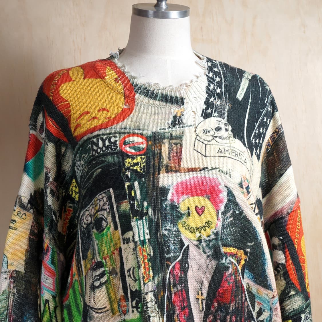 R13 그래피티 디스트로이드 스웻셔츠 상품이미지3