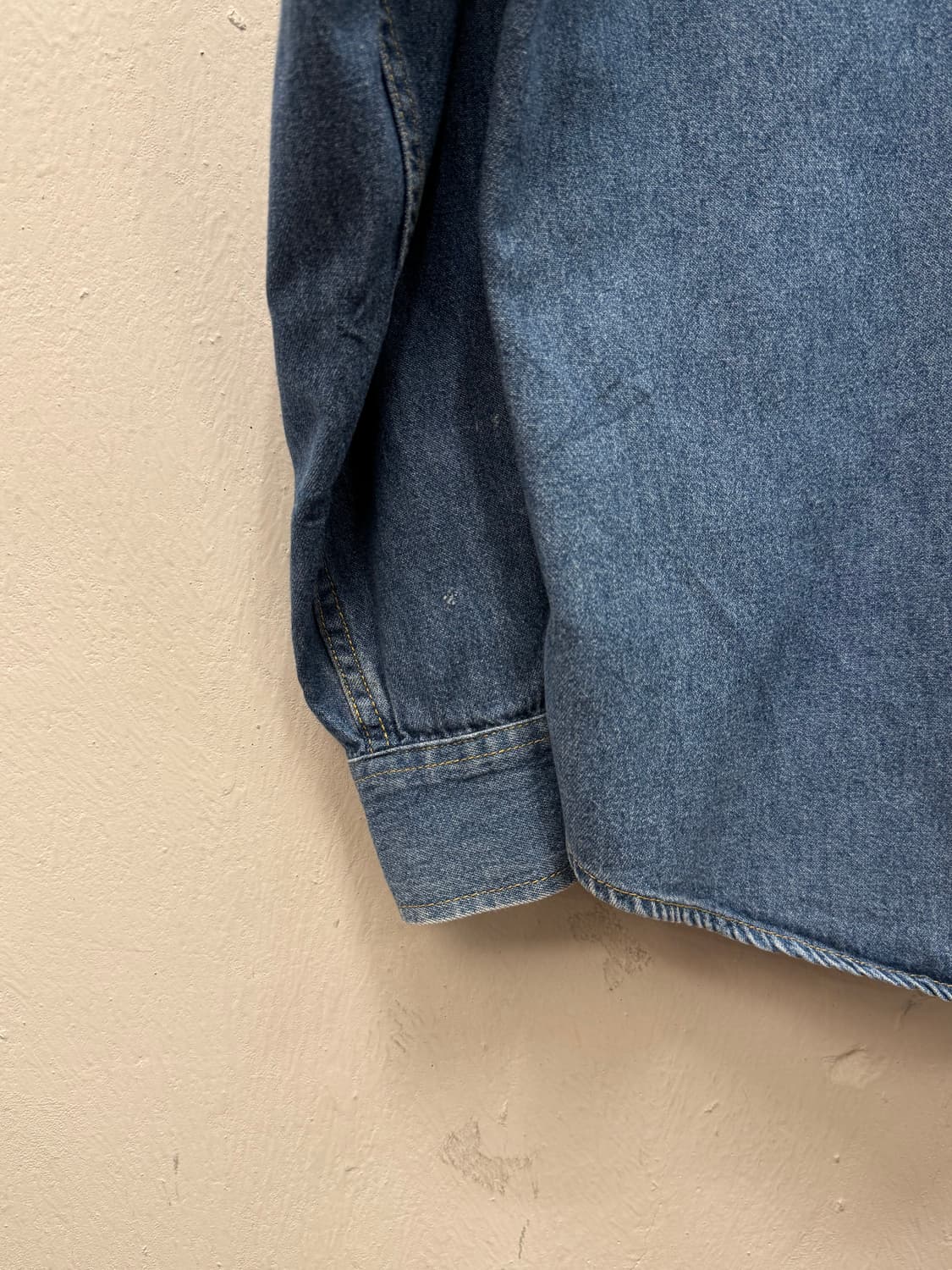 L) 90s Levi’s Orange Tab Denim Work Shir 상품이미지6