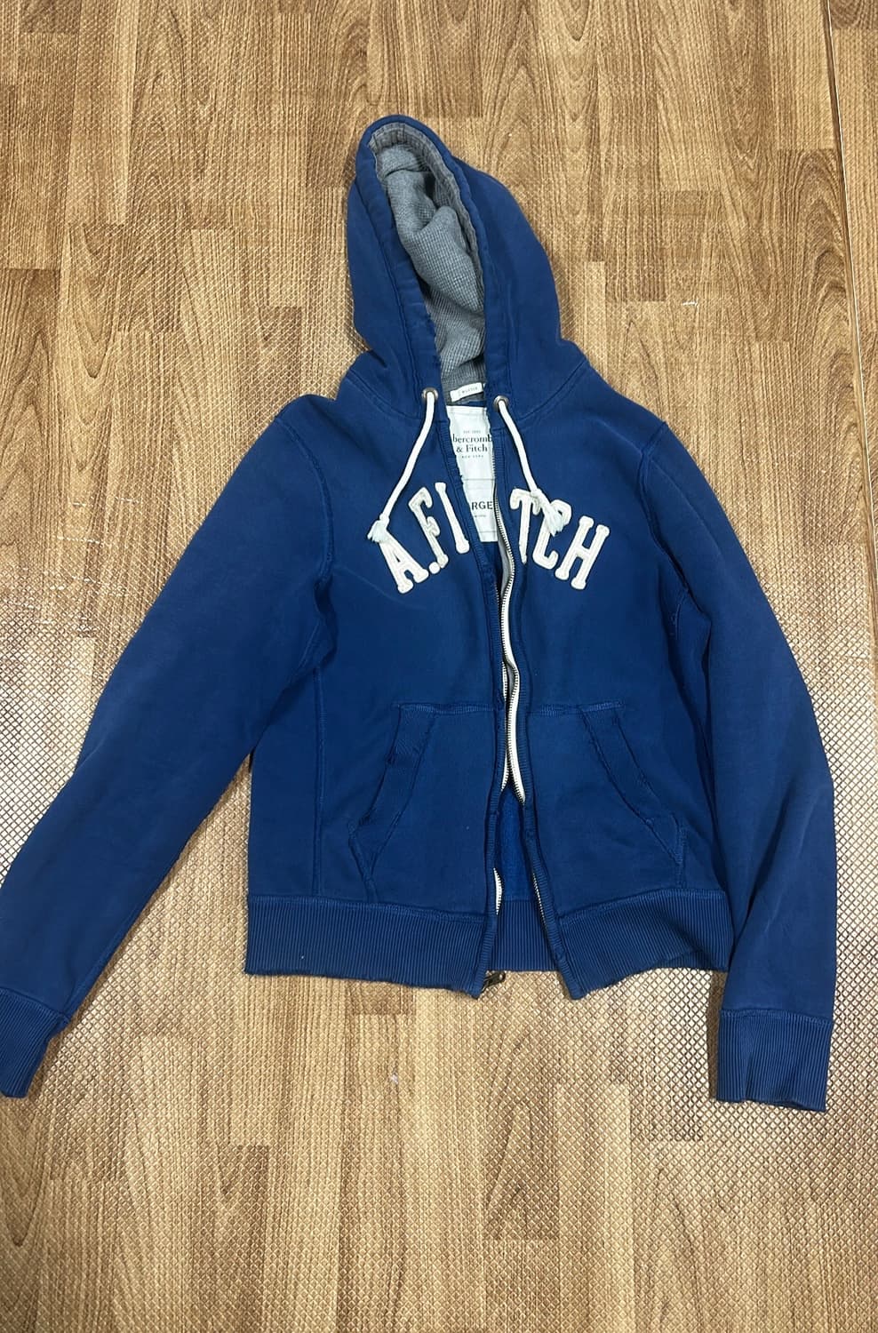 아베크롬비 블루 집업 L 상품이미지1