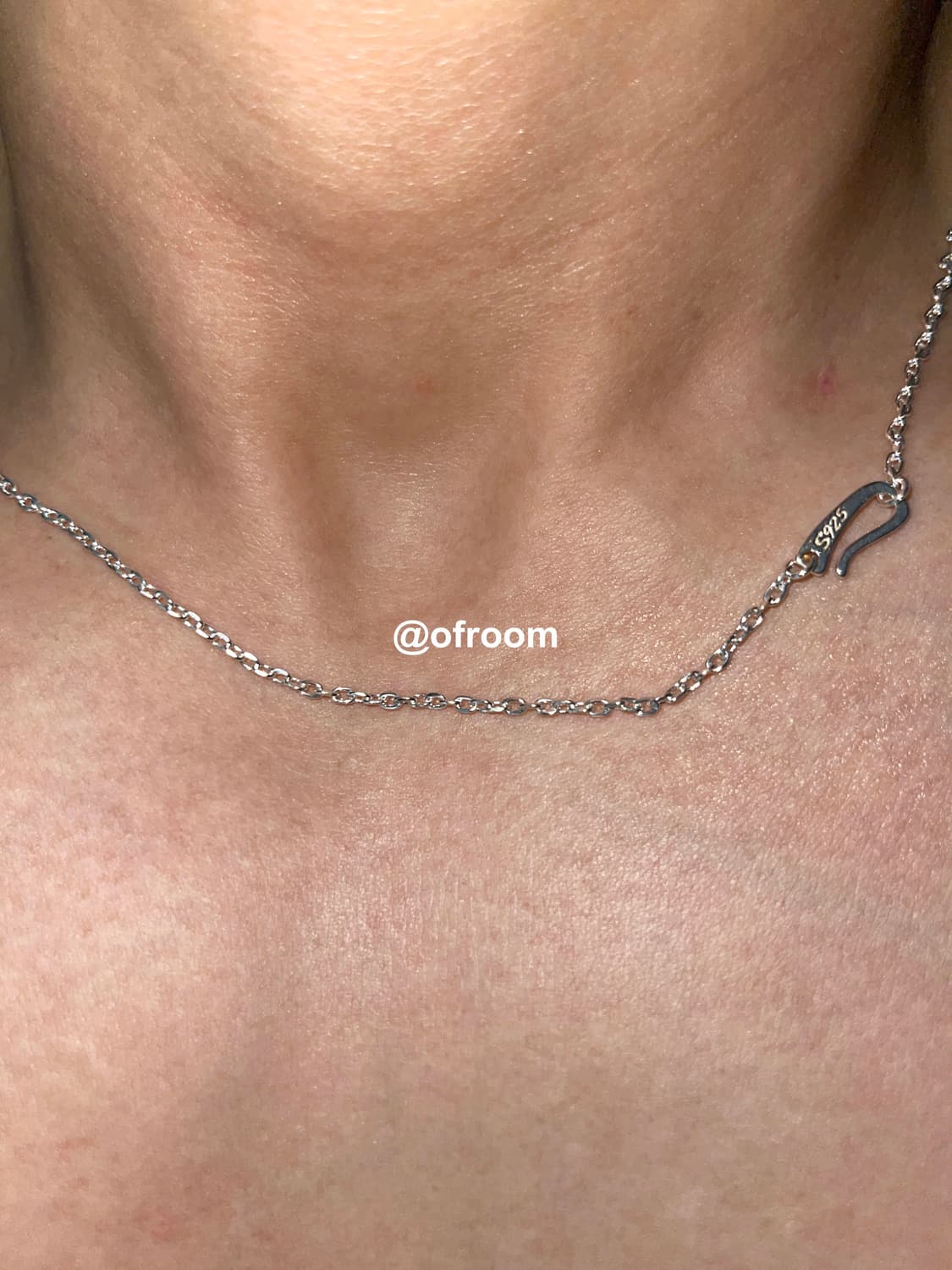 실버 2.1mm 체인목걸이 (훅클라스프) 상품이미지1