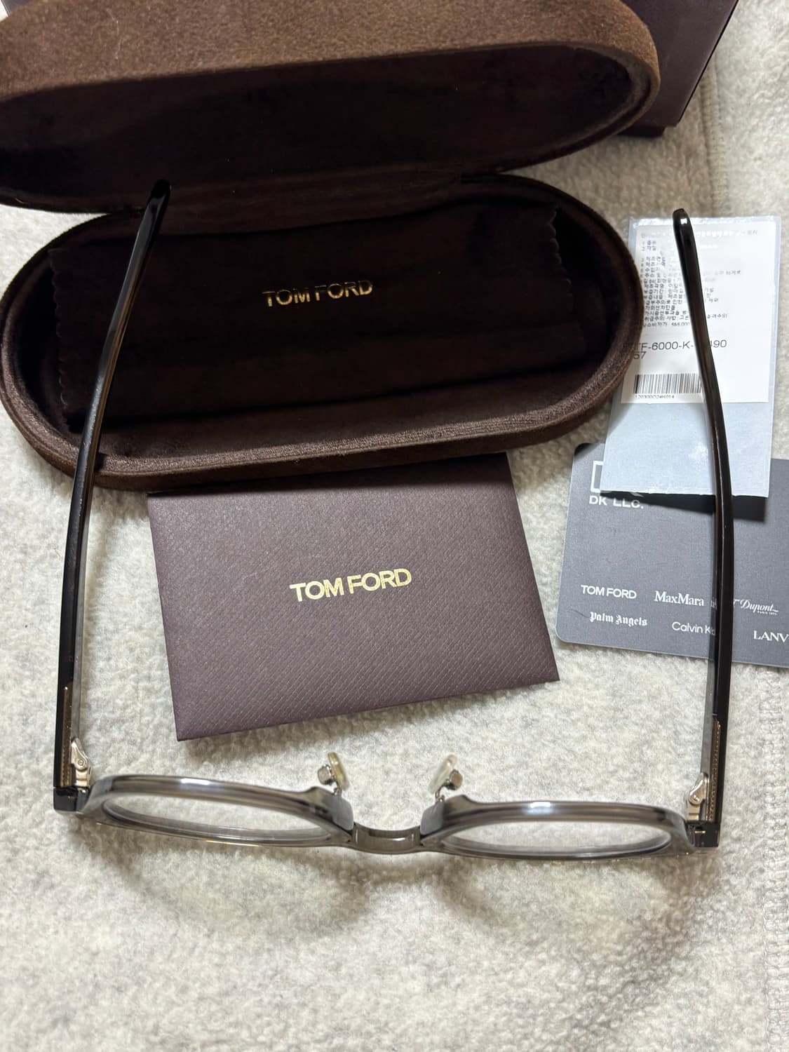 톰포드 TF6000-057 그레이 이청아안경 상품이미지4