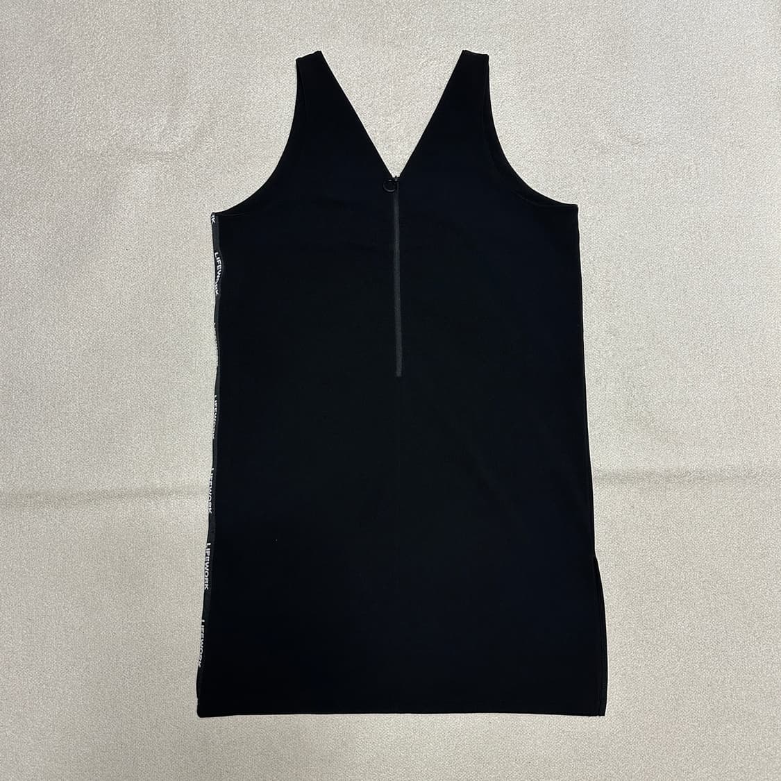 라이프워크 브이넥 크레이프 원피스 상품이미지2