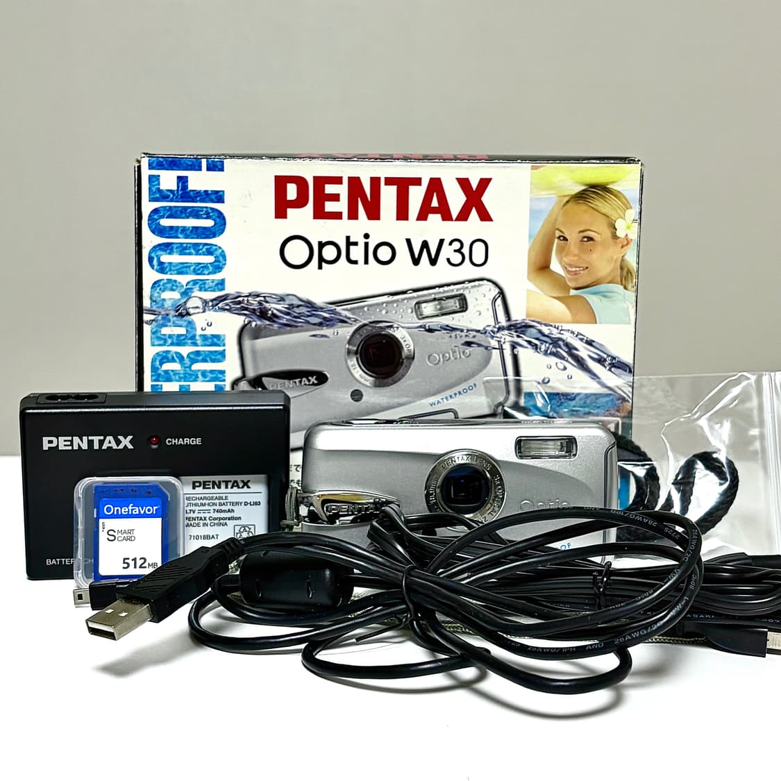 작례있음🩷 풀박스🍎 Pentax Optio W30 상품이미지2
