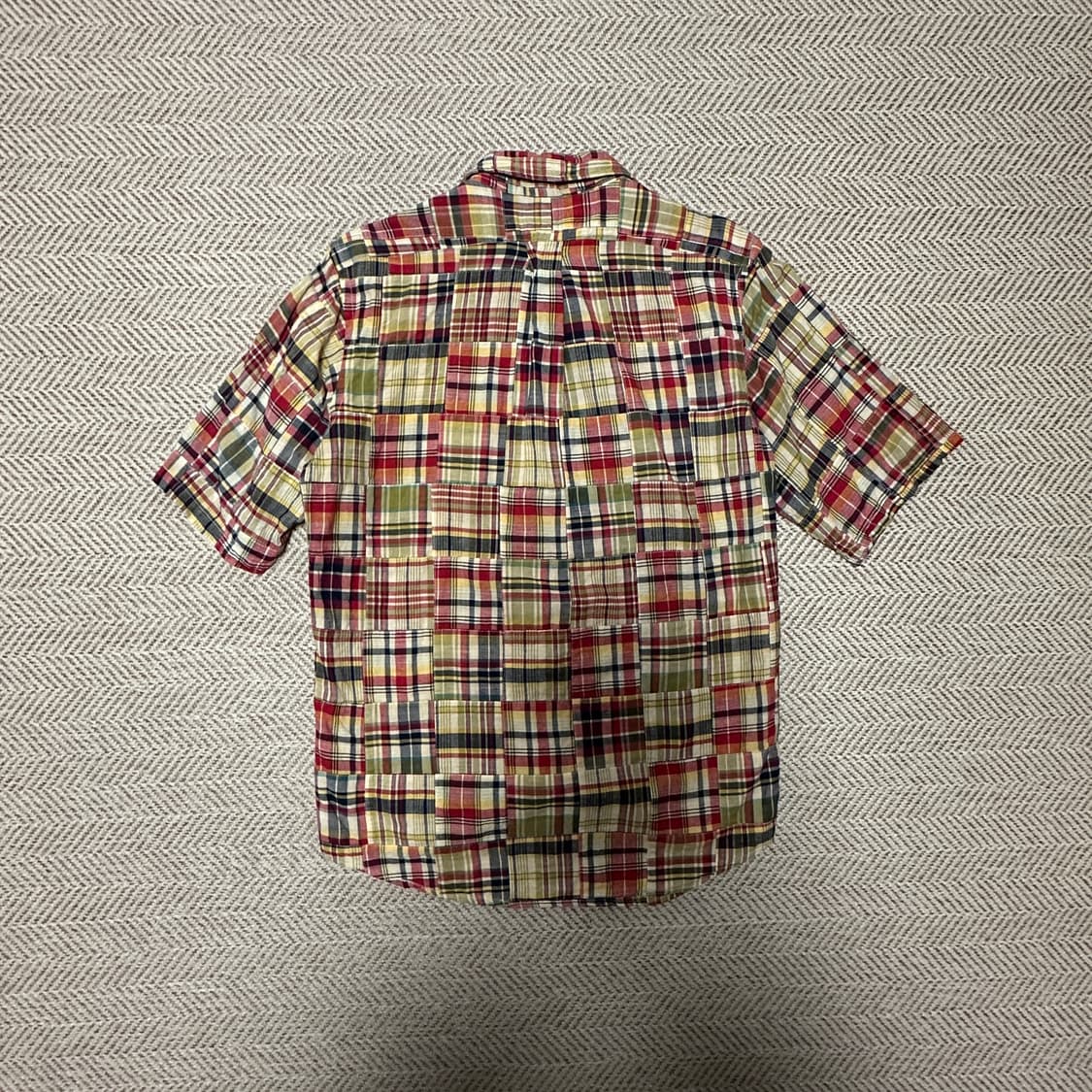 BACK NUMBER patchwork shirt 상품이미지2