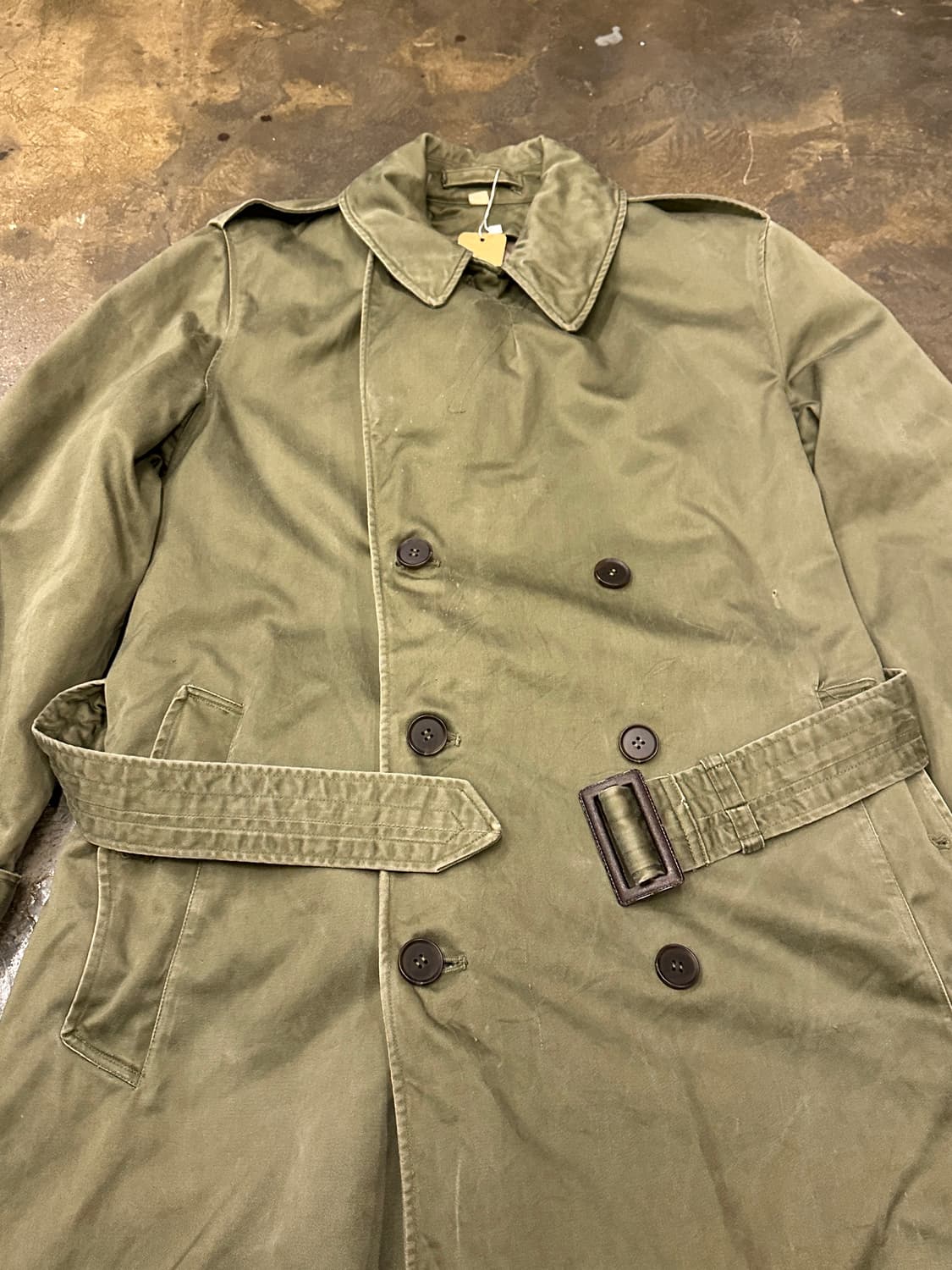 Original 1950s M-1950 Over coat 피쉬테일 야상 상품이미지4