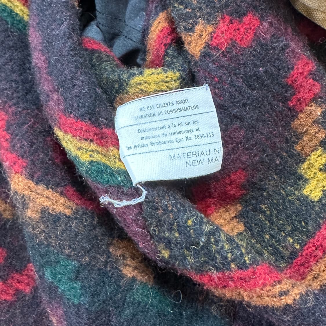 8~90s USA 울리치 블랭킷 라인드 헌팅 자켓 XL 상품이미지10