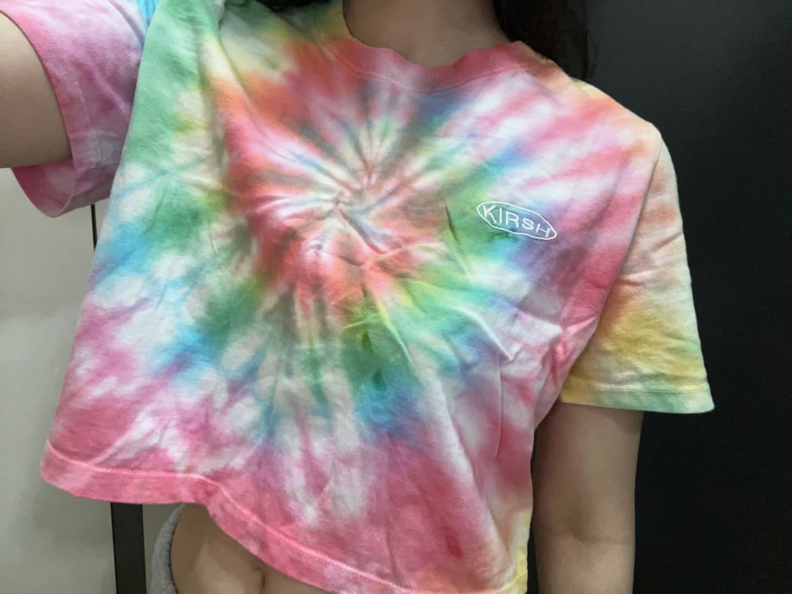 🍒키르시 타이다이 반팔 크롭티🌈 상품이미지2