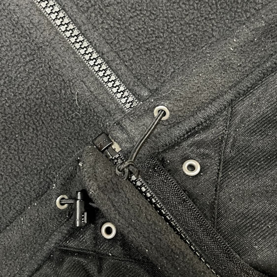 노스페이스 블랙 플리스 집업 상품이미지5