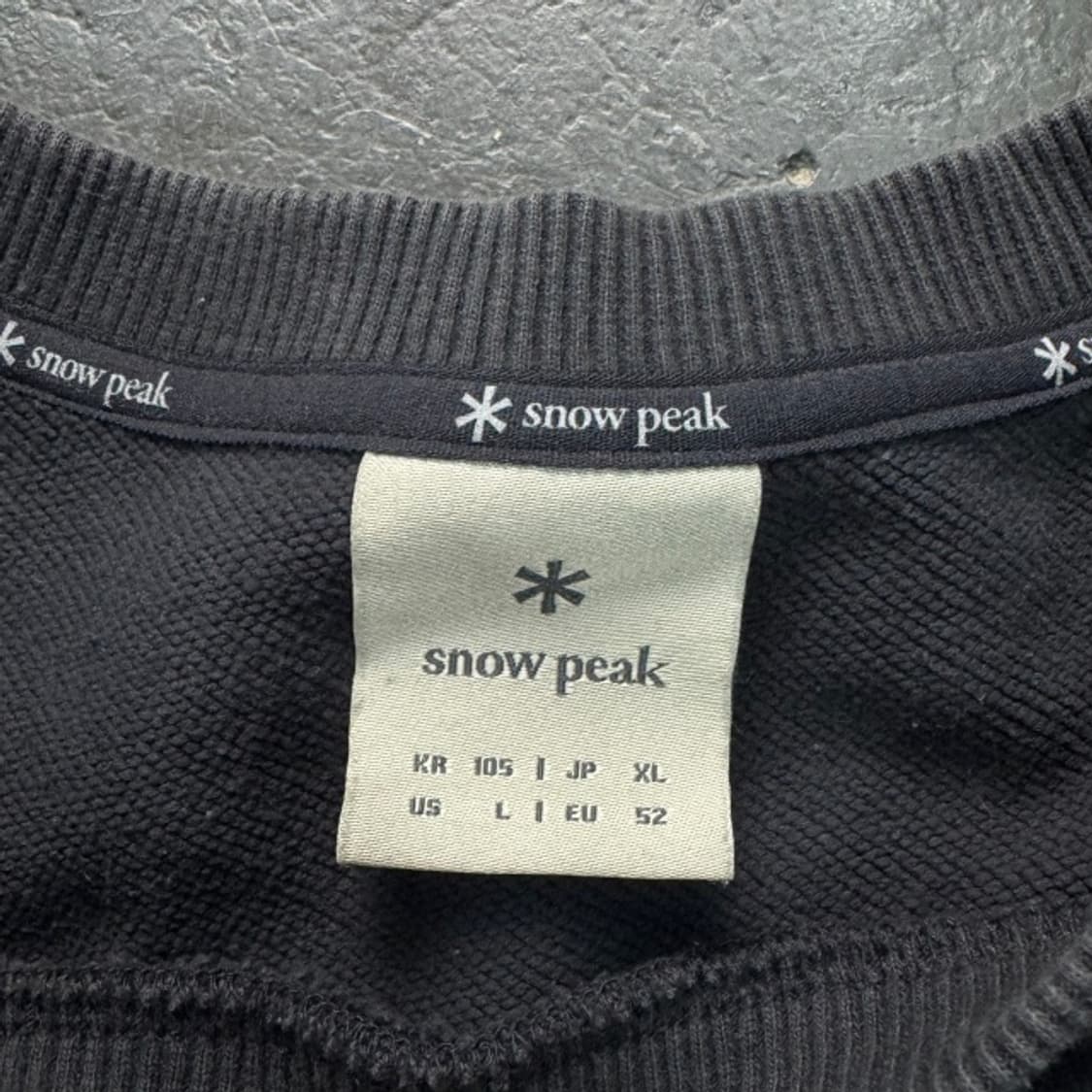 100 스노우피크 맨투맨 상품이미지3