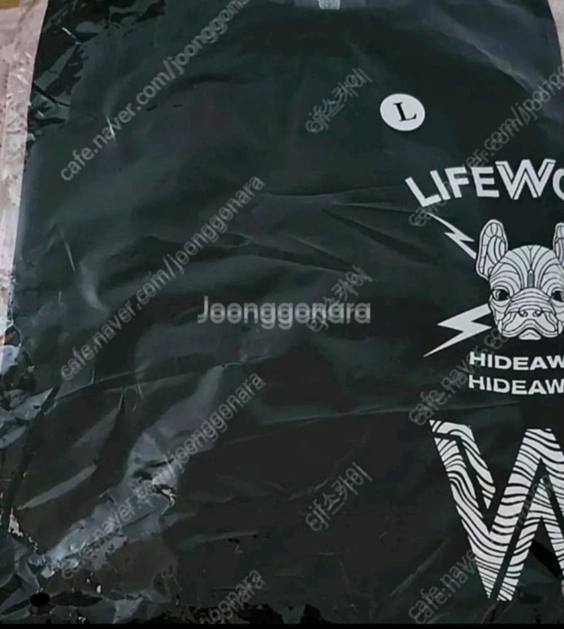 라이프워크맨투맨 티셔츠 L사이즈 상품이미지3