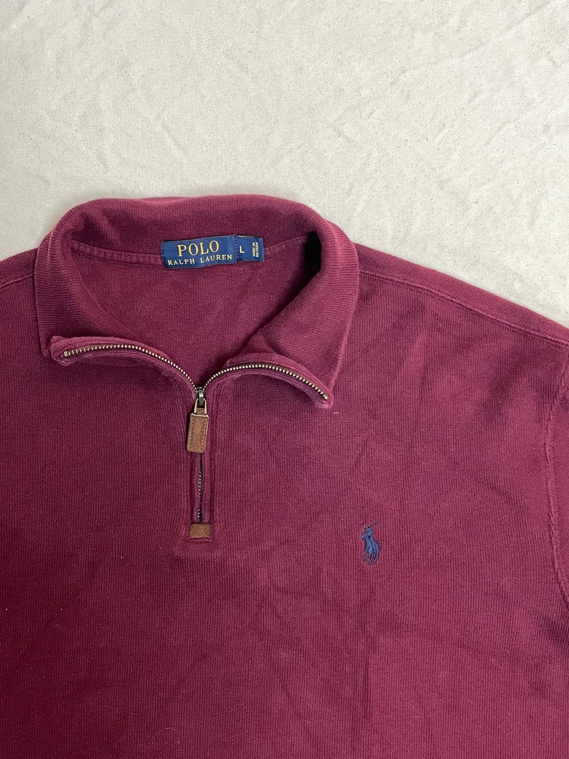 폴로 반집업 니트  상품이미지2