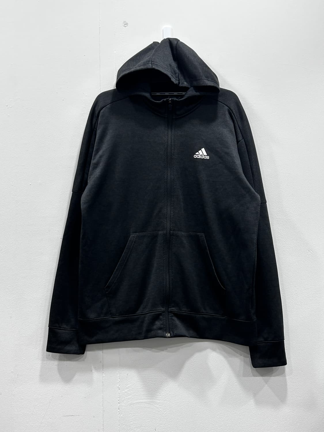 아디다스 기능성 클리마웜 후드집업 남성 XL 105 다크그레이 상품이미지5