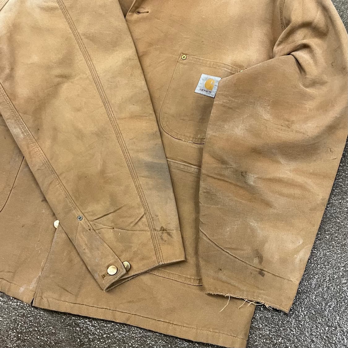 80s Carhartt 블랭크 초어 코트 (110) 상품이미지5