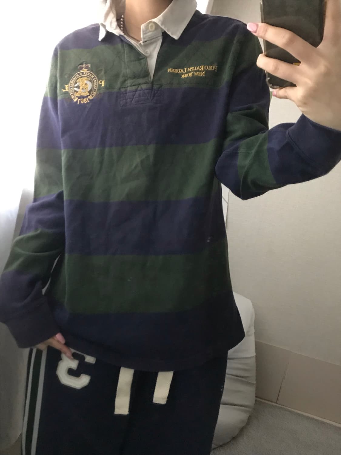 폴로 스트라이프 빅포니 럭비티셔츠 상품이미지2