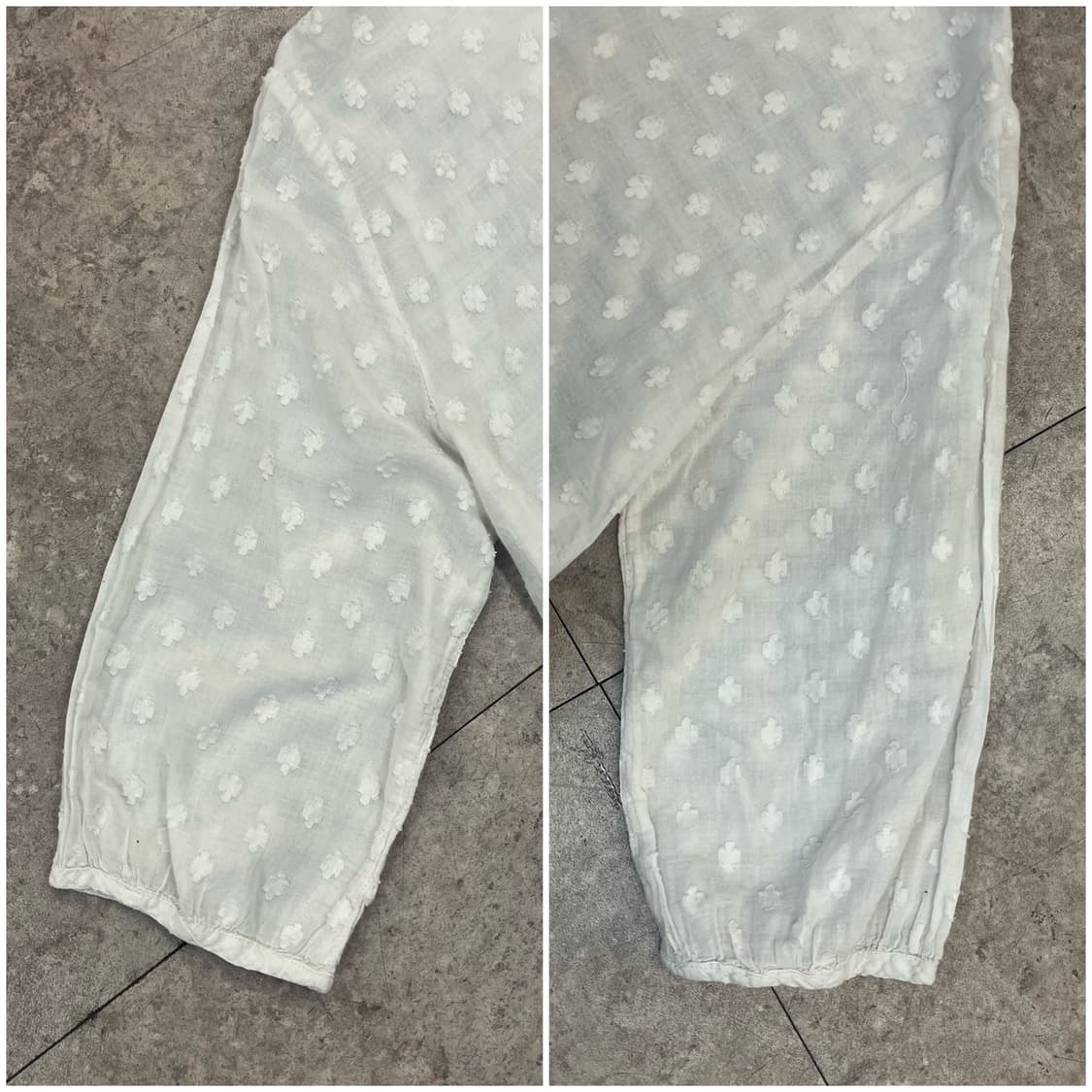 빈티지 포켓 블라우스 화이트 M #csz3736 상품이미지9