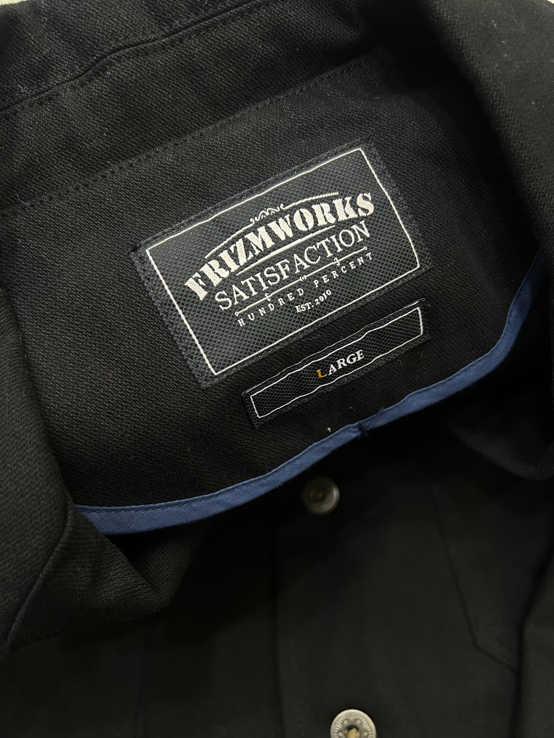 [L]프리즘웍스 Wandering 코튼 워크 블레이저/블랙 상품이미지5