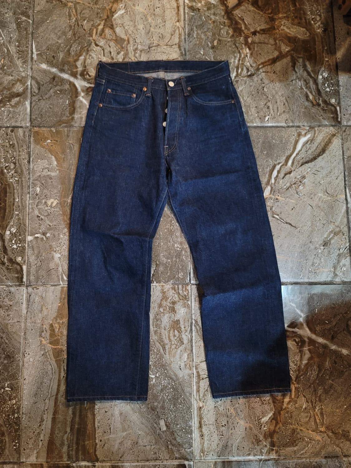 웨어하우스 1100 생지 셀비지 데님팬츠 상품이미지1