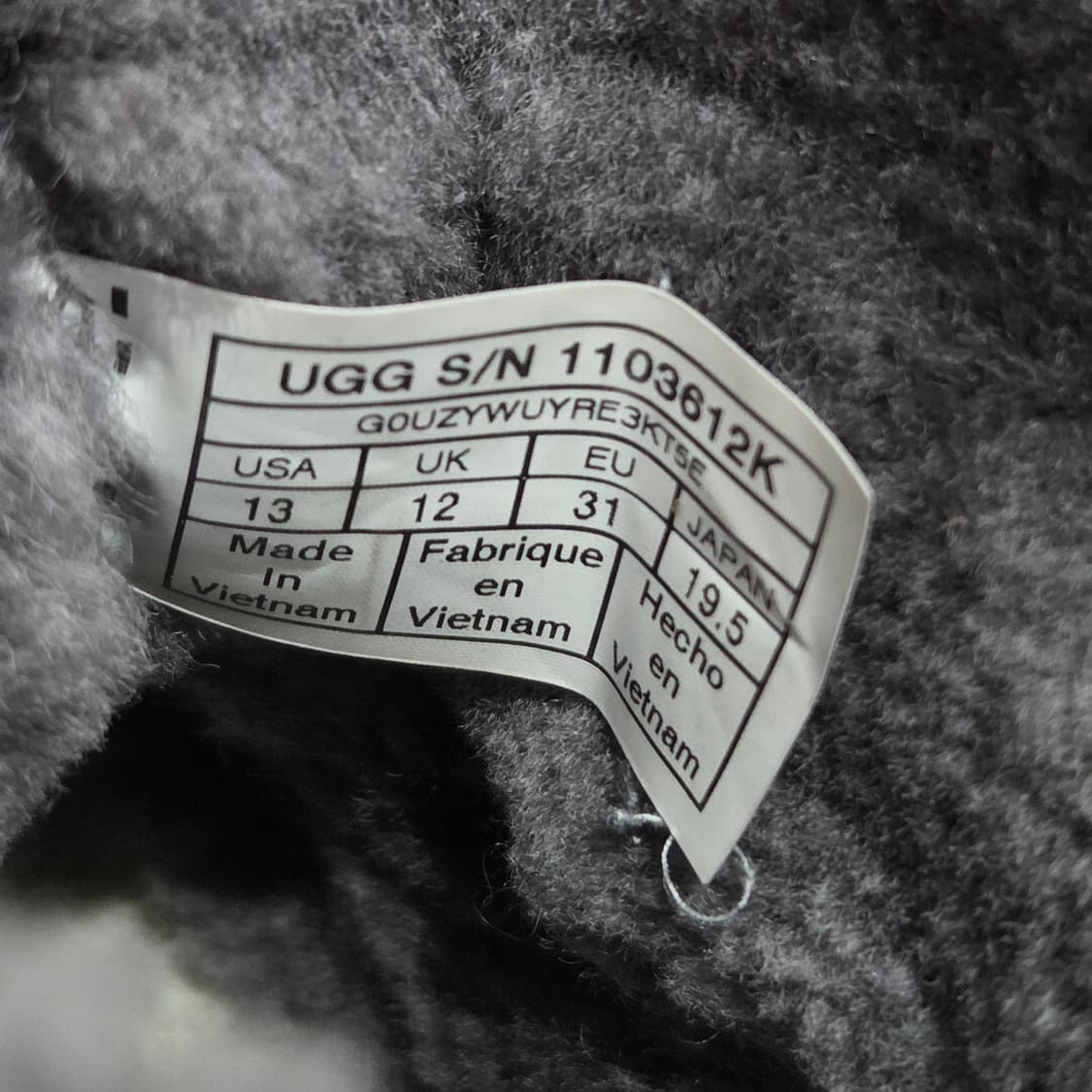 어그 키즈 플러프 미니 퀼티드부츠 195mm 상품이미지6