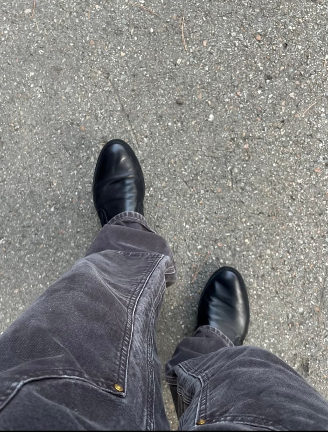 00s Prada All Black Laether Slip-on 상품이미지1