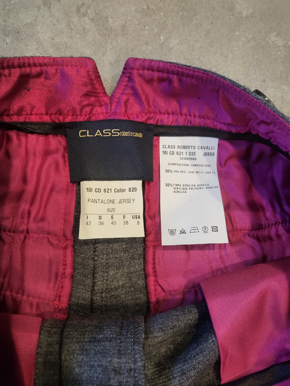 CLASS Roberto Cavalli 여성 바지 42 상품이미지5