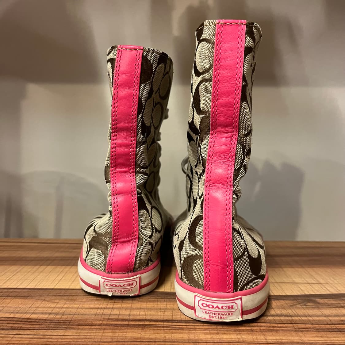 코치 보니 하이탑 스니커즈 상품이미지3