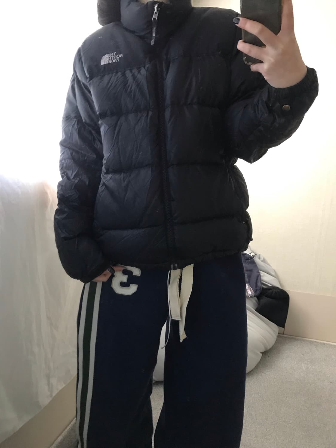 노페 블랙 패딩 상품이미지3