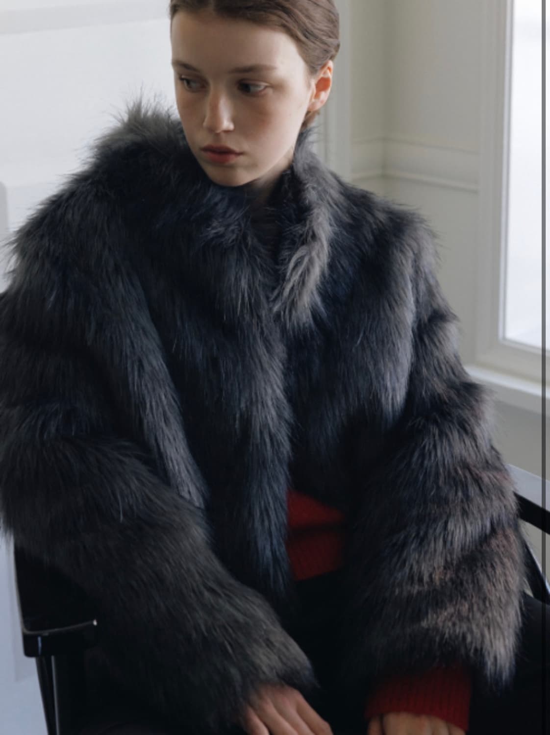 Fur collar jacket 상품이미지1