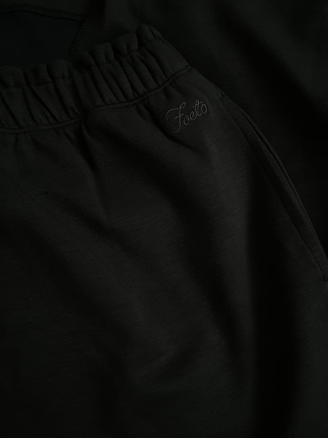 포에토 롱스커트 easy tension skirt 차콜 상품이미지2