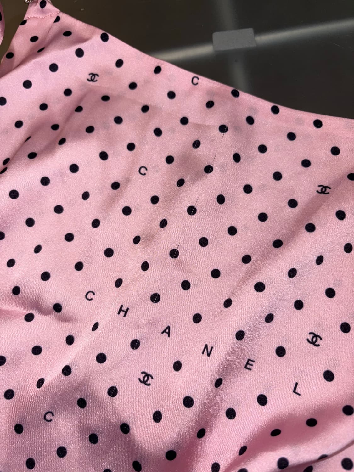 chanel silk camisole pink dot 상품이미지7