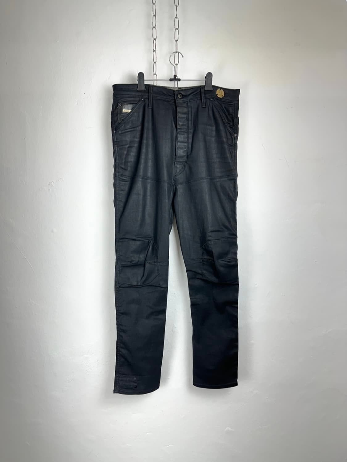 G-Star Raw 96 Elwood Coated Biker Pants 상품이미지4