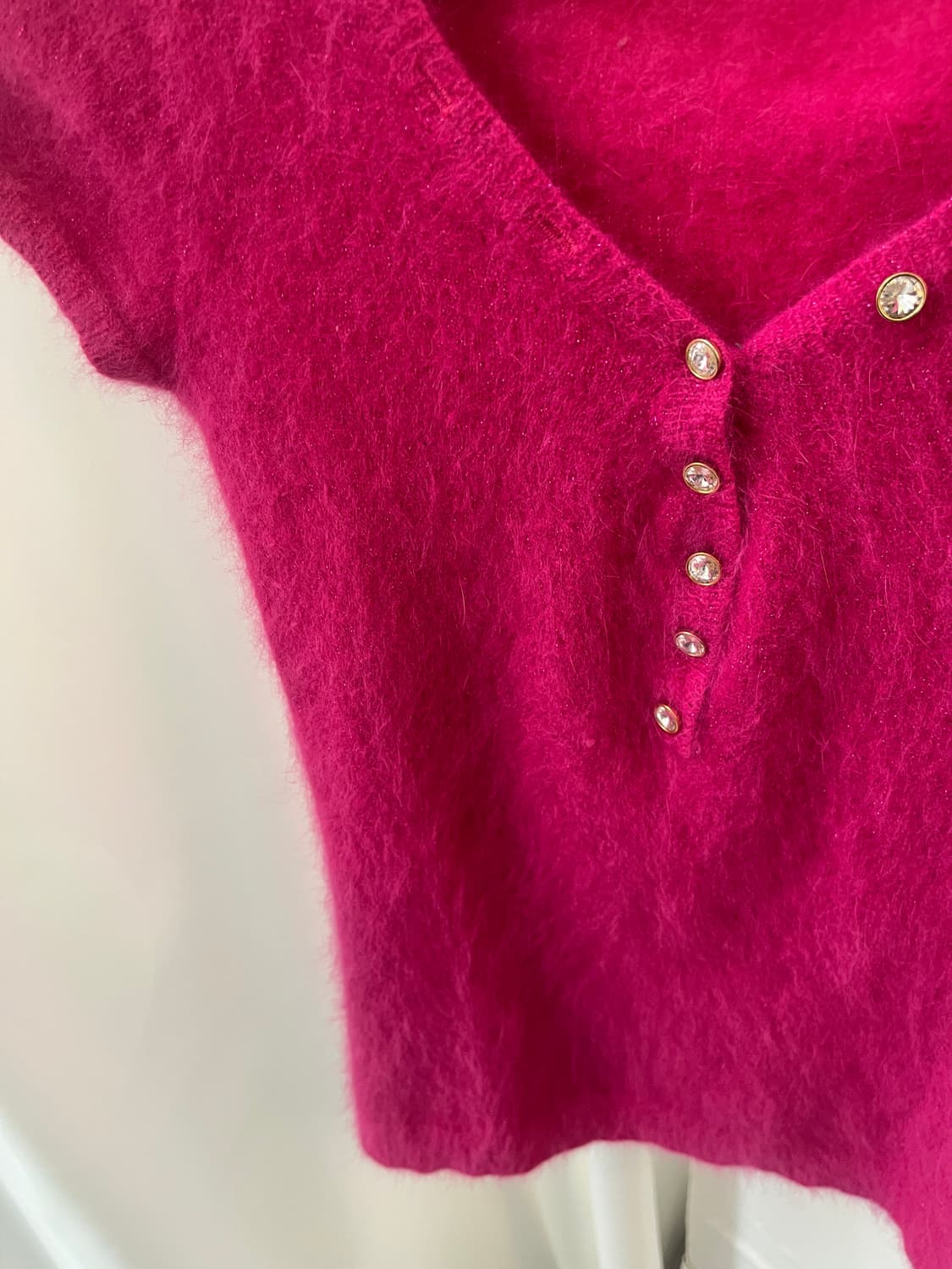 vivid pink sparkle angora knit 상품이미지6
