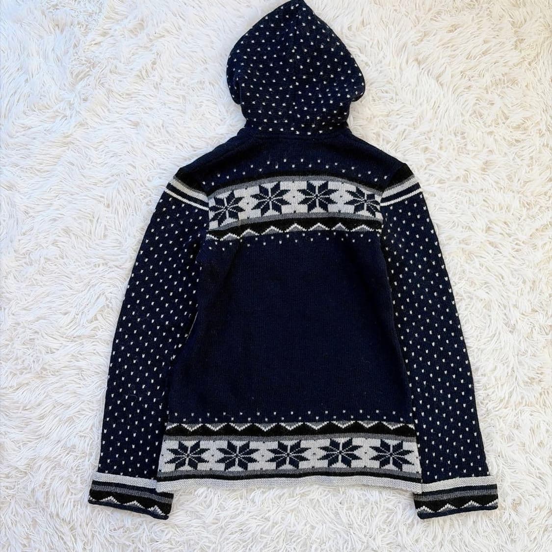 Hysteric glamour히스테릭 글래머 노르딕 후드 버튼 니트 상품이미지6