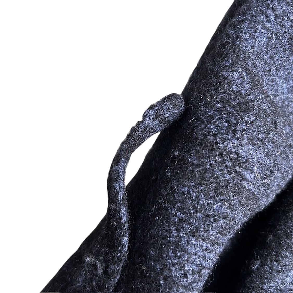 캐피탈 레이디스 가공 울 코트 블랙x네이비 상품이미지9