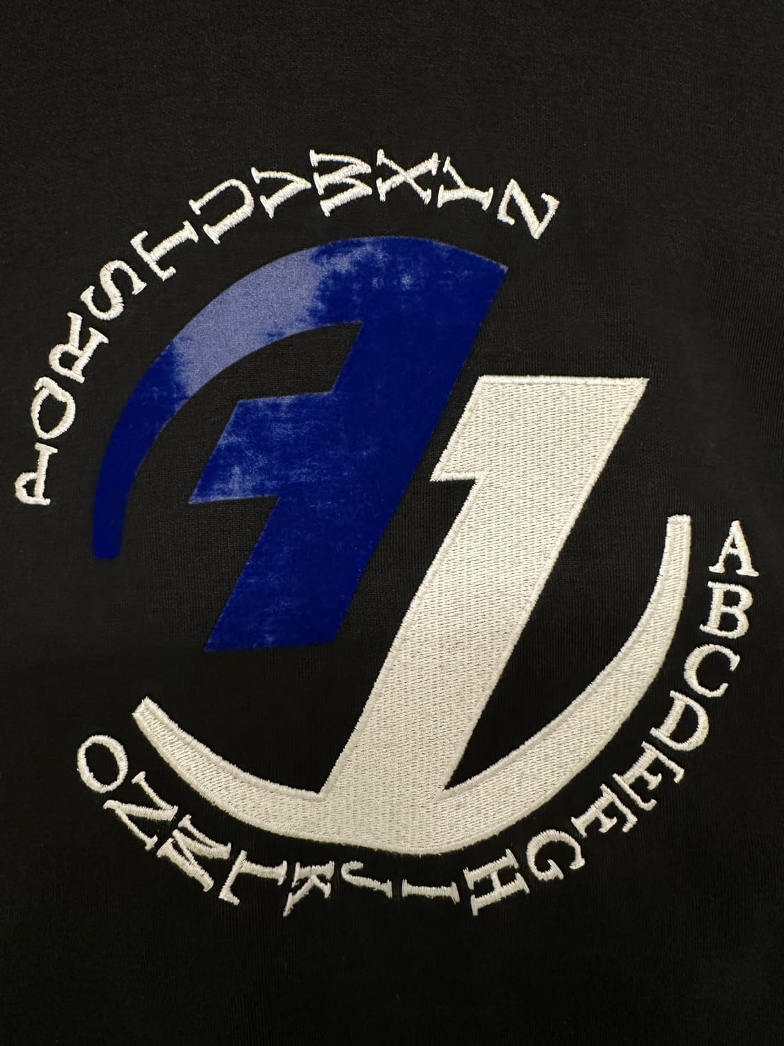 [S-M] 자라 x 아더에러 자수 후드 스웨트셔츠 블랙 상품이미지4