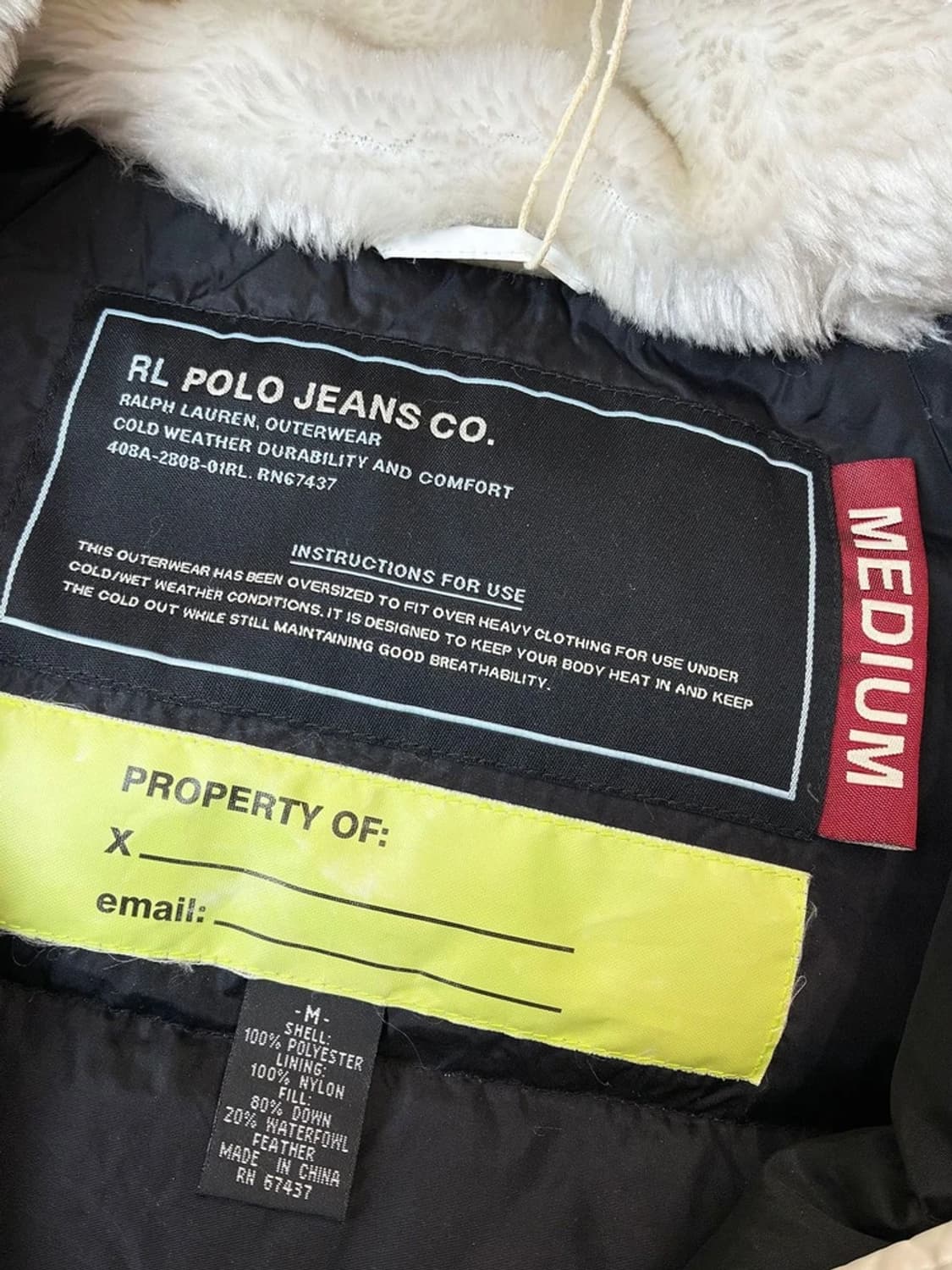 폴로진스 00's 덕다운 N-3B 파카 패딩 PN6235 상품이미지8