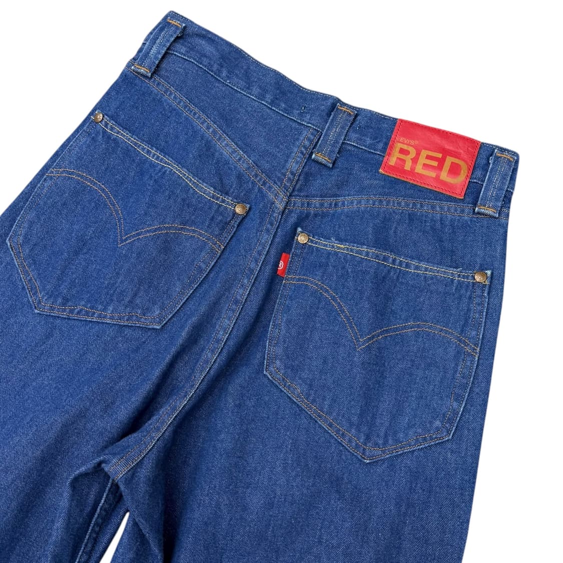 리바이스 레드탭 데님 그라데이션 와이드 부츠컷 플레어진 상품이미지6