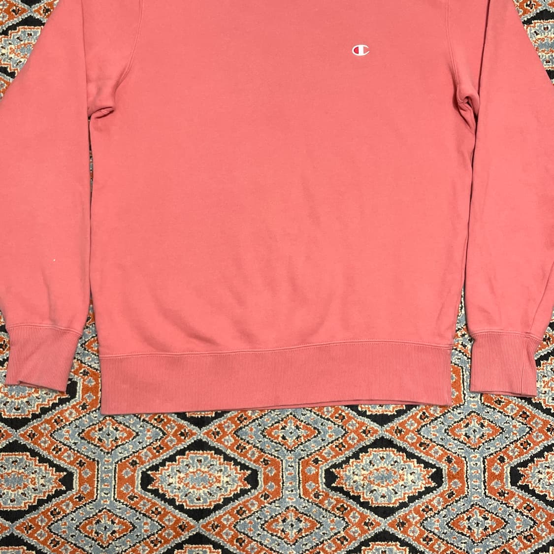 챔피온 인디 핑크 쭈리 맨투맨 여성L 상품이미지3