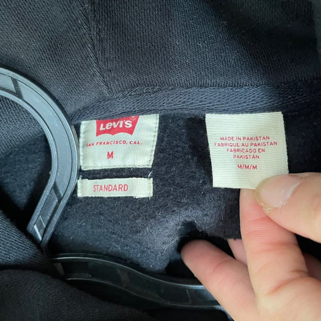 리바이스 기모 후드 5863 상품이미지5