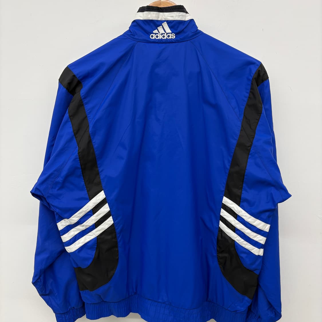 아디다스 블루 블랙 바람막이 자켓 M 상품이미지6