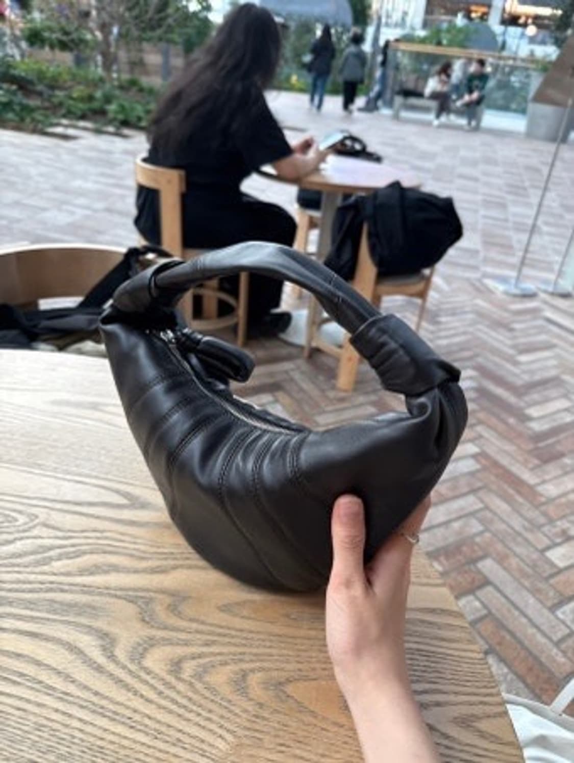 르메르 포춘백 미니 다크초코 (그레인레더) 정품 상품이미지1