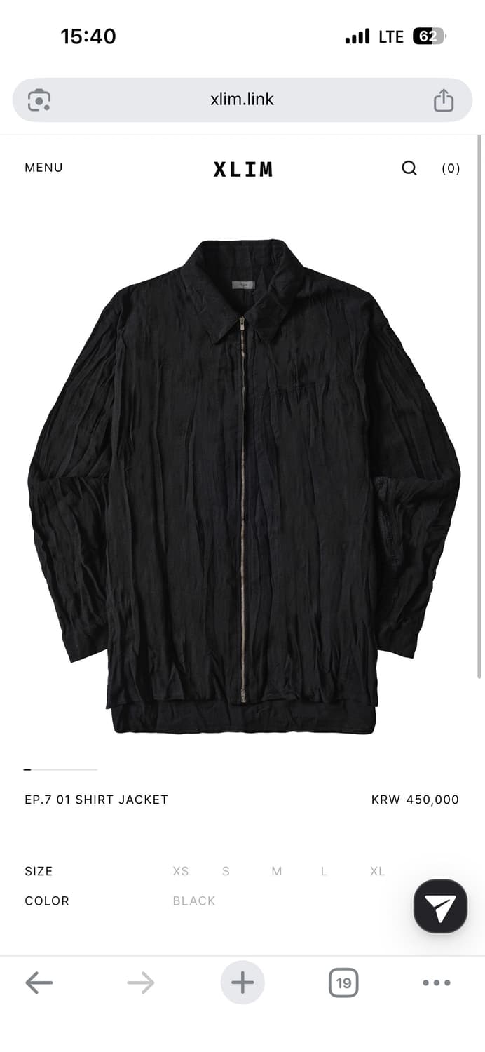 Xlim EP.7 01 SHIRT JACKET L 상품이미지1