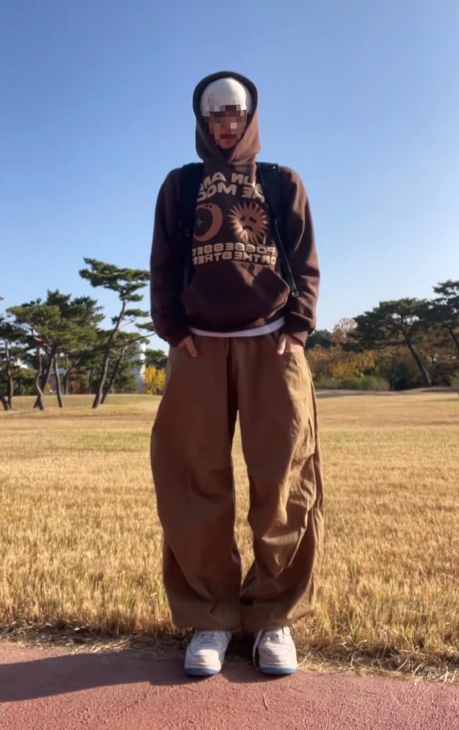 퍼츠 2size all day 후드 브라운 상품이미지1