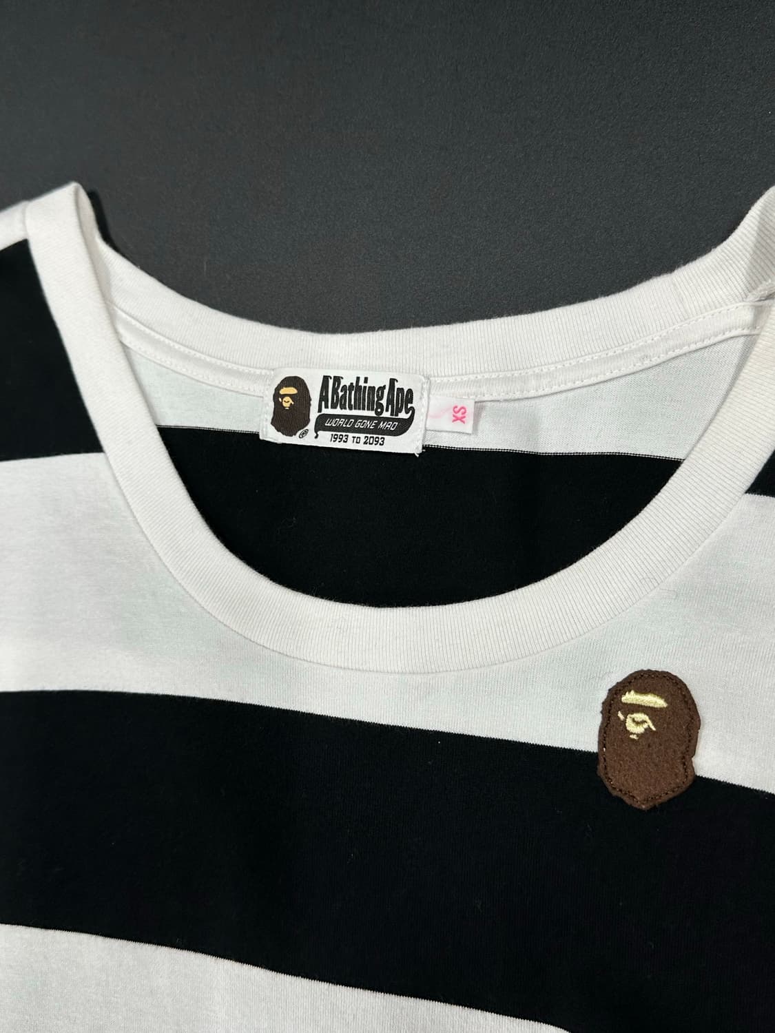 베이프 스트라이프 긴팔 티셔츠 상품이미지6