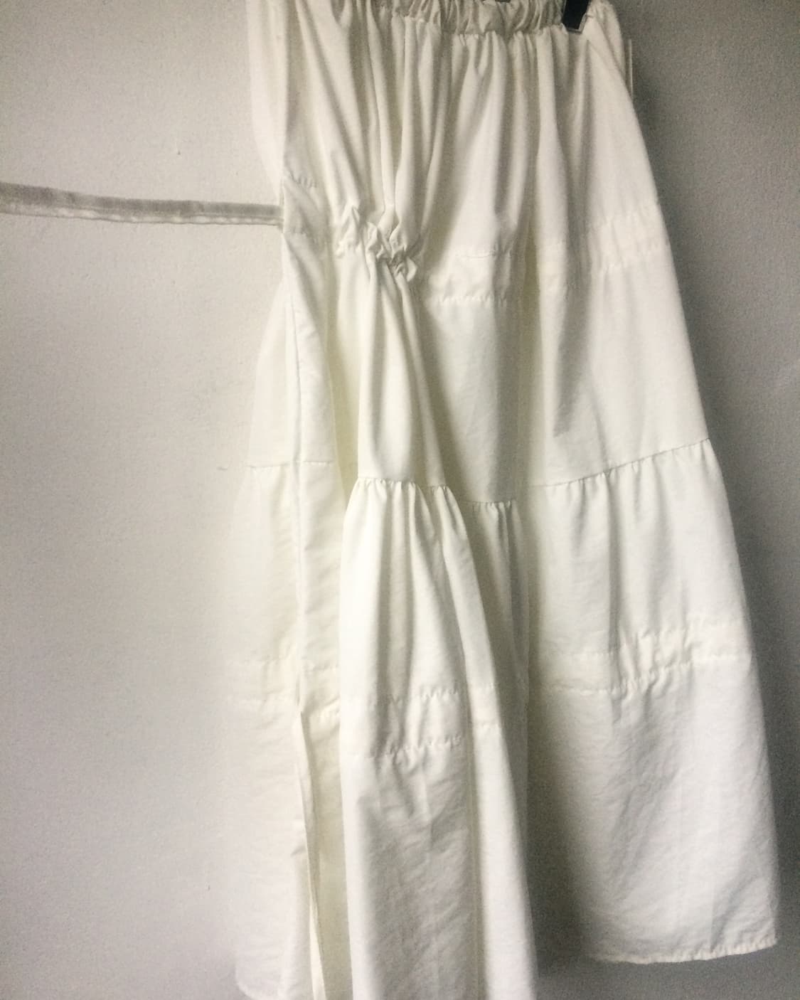 Shirring point layer long skirt 상품이미지2