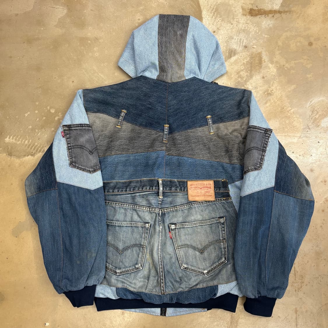 XL 리바이스 데님 커스텀 자켓 상품이미지3